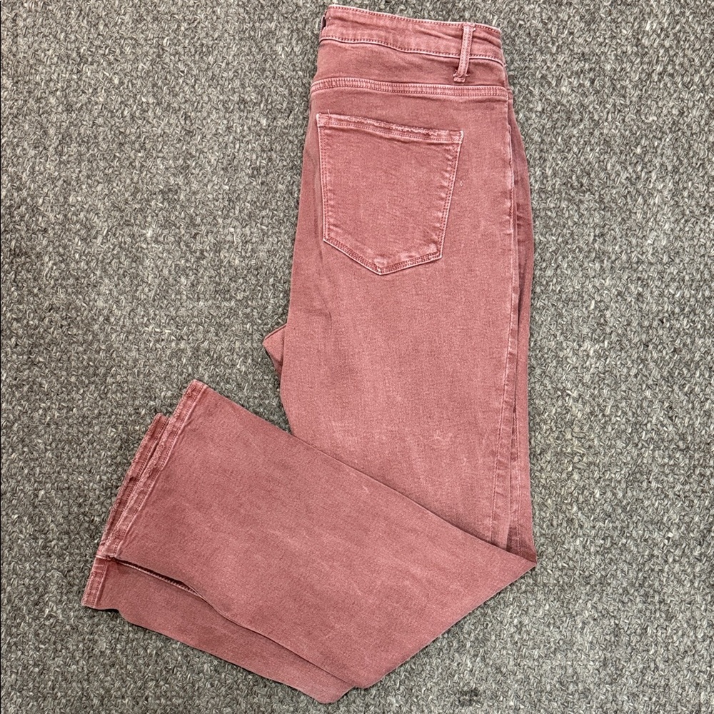 Elegant Rose Straight Leg Jeans